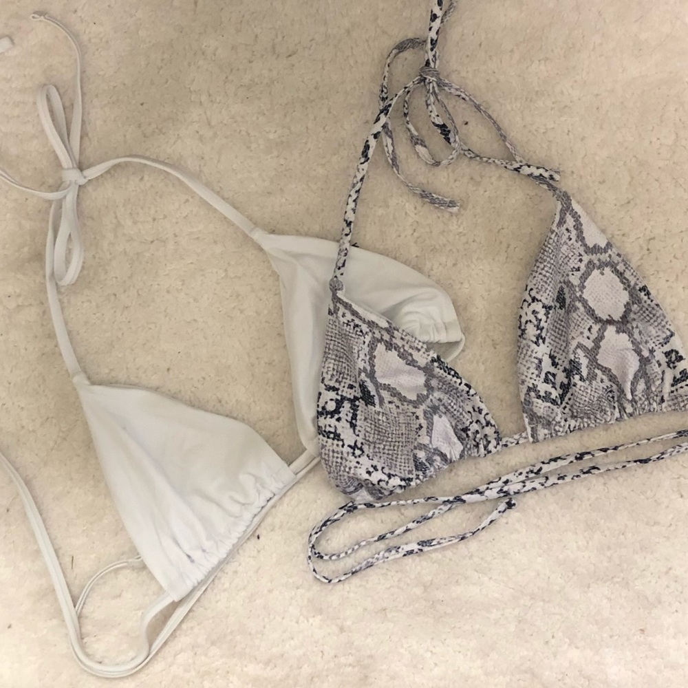Shein Triangle bikini top set